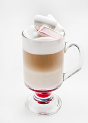 latte with marshmallow