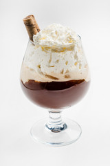 coffee with whipped cream
