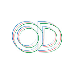  INITIAL ABSTRACT LOGO WITH COLOR