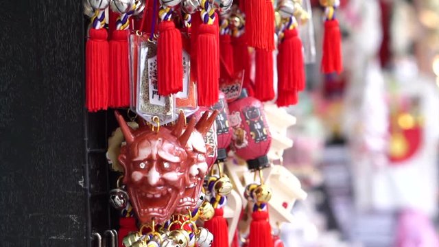 Japanese souvenir keychains gift for tourists and visitors