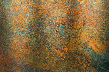 Rusty metal texture or rusty metal background. Grunge retro vintage of rusty metal plate for design with copy space for text or image.