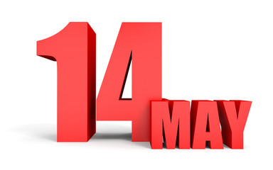 May 14. Text on white background.