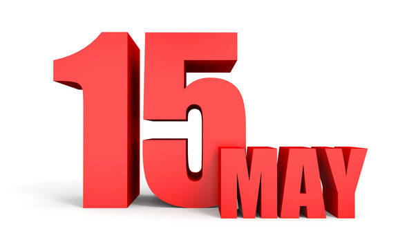 May 15. Text on white background.