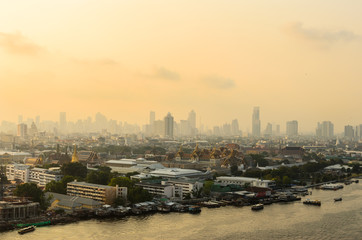 Obraz premium Early Morning Grand palace in Bangkok, Thailand