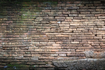 Brick wall texture pattern or brick wall background for interior or exterior design with copy space for text or image.