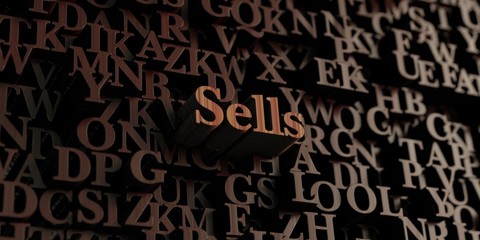 Sells - Wooden 3D rendered letters/message.  Can be used for an online banner ad or a print postcard.