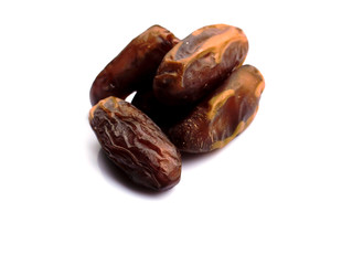Obraz premium Dates on white background