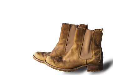 shoes on a white background.