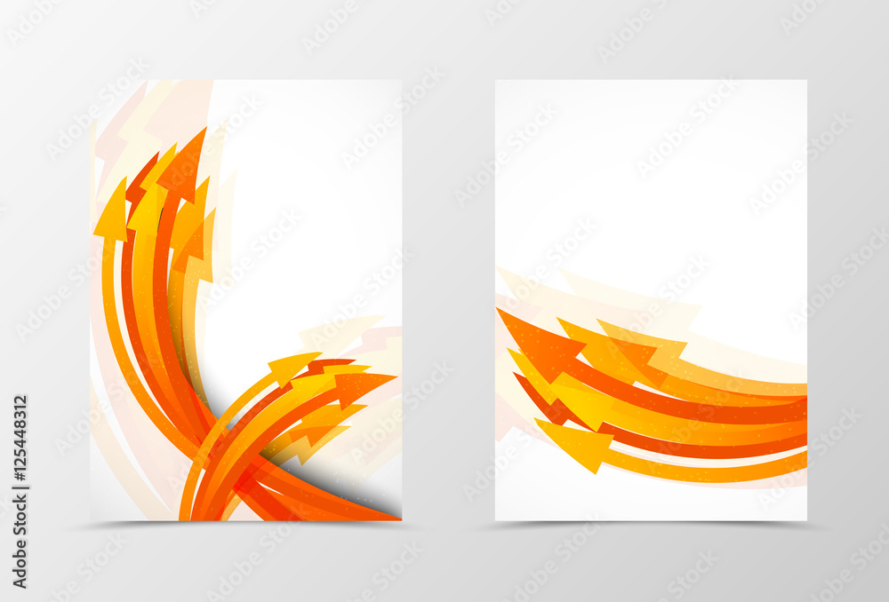 Poster front and back dynamic flyer template design