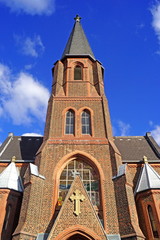 Fototapeta na wymiar Dreieinigkirche in ESCHWEILER ( bei Aachen )