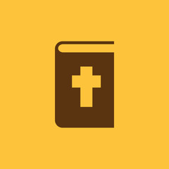 Fototapeta premium Bible icon. vector design. Religion, Bible symbol. web. graphic. JPG. AI. app. logo. object. flat. image. sign. eps. art. picture