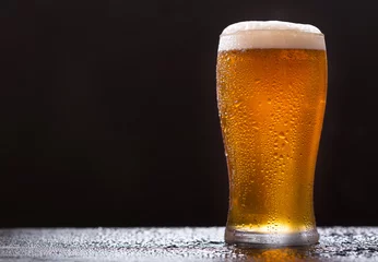 Crédence de cuisine en verre imprimé Alcool verre de bière