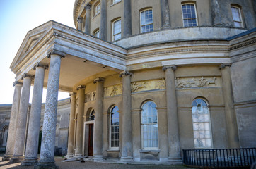 Ickworth castle on sunny summer or spring day