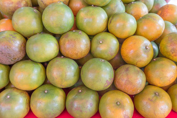 Fresh Orange in street market Thailand
