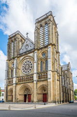 Fototapeta na wymiar Church of Saint Andre in Bayonne - France