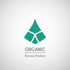 Organic natural product logo