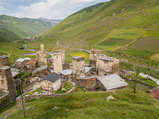 Ushguli village. Europe, Caucasus,  Georgia.