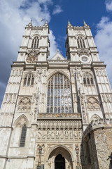 Fototapeta na wymiar Westminster Abbey Front