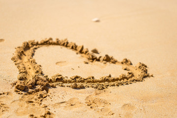 Valentines Day on the Beach, Love Concept