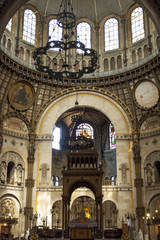 Fototapeta na wymiar Interior of Saint - Augustin Church. Paris, France.