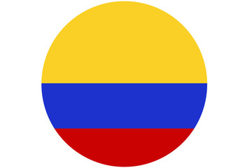 Fototapeta premium Columbia flag ,Columbia nation flag