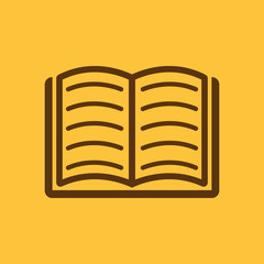 Book icon. vector design. Library, Book symbol. web. graphic. JPG. AI. app. logo. object. flat. image. sign. eps. art. picture