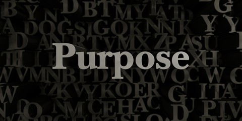 Purpose - Stock image of 3D rendered metallic typeset headline illustration.  Can be used for an online banner ad or a print postcard.