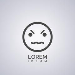 angry emotion icon