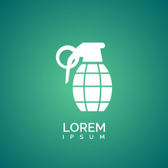 grenade icon. icon design