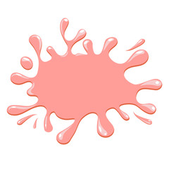 pink bubble gum splash