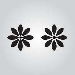 Vector Flower icon set