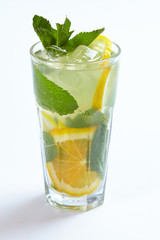 summer lemonade isolated
