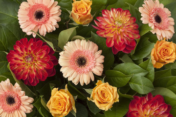  Bouquet with autumn flowers