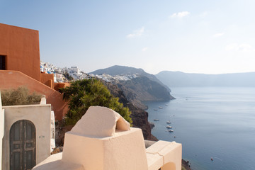 Santorin - Santorini - Blick auf Thira - Griechenland