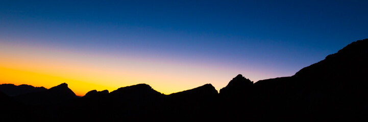 Coucher de soleil, Aravis