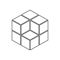 geometric cube sign pattern. Fashion graphic design.Vector illustration. Background design. Modern stylish abstract texture. Template for print, textile, wrapping and decoration