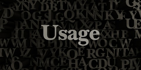 Usage - Stock image of 3D rendered metallic typeset headline illustration.  Can be used for an online banner ad or a print postcard. © Chris Titze Imaging