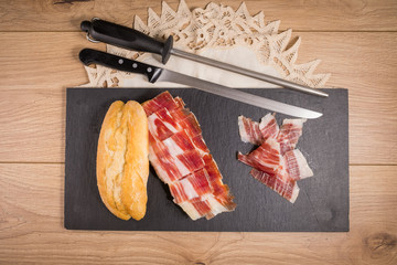 Iberian Acorn Ham Sandwich © edufoto.es