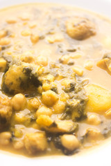 Chick pea Spanish tapas dish