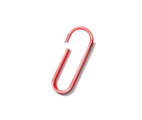 Obraz premium Paper clip isolated on a white background