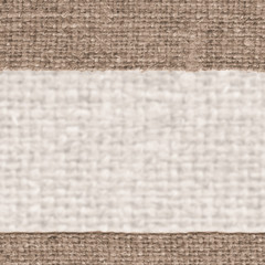 Textile tablecloth, fabric space, buff canvas, grained material, old-fashioned background