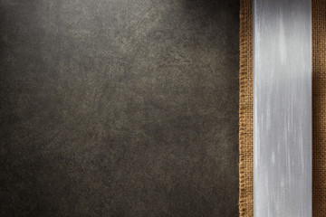 wood on stone background