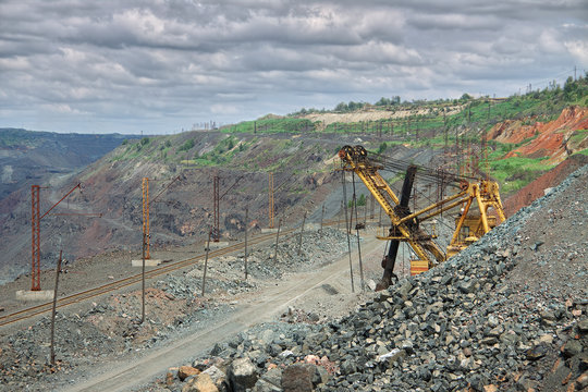 Opencast iron ore
