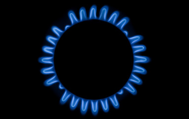 Gas stove. With fire not kidding. Abstraction.