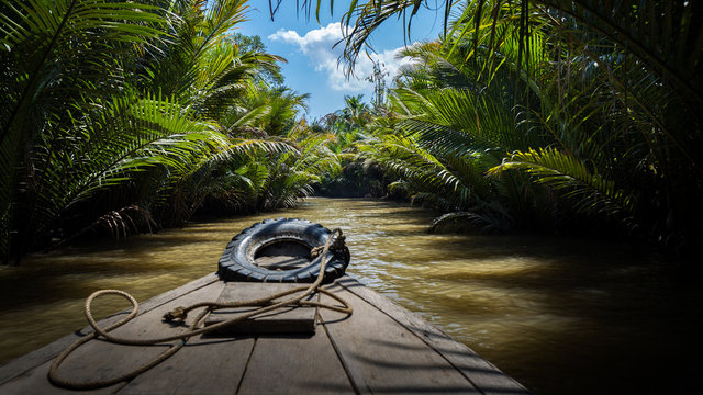 Mekong Cruise On A Sunny Day, Vietnam