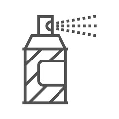 Spray paint line icon