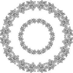 Black and white frame