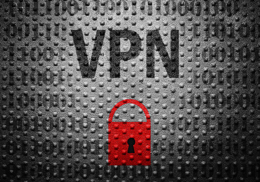 VPN security lock concept