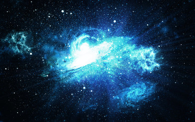 Stars and galaxy space   background,