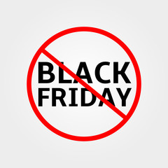 No Black Friday Sign